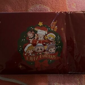 Pop Mart Happy Holidays Storage Bin (Red)